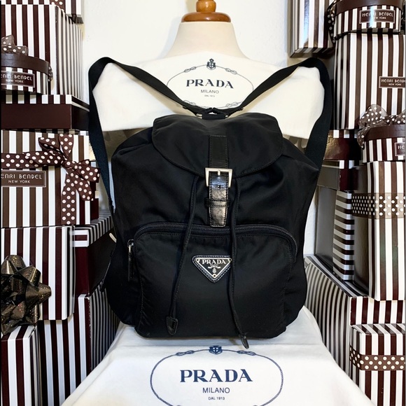prada backpack used